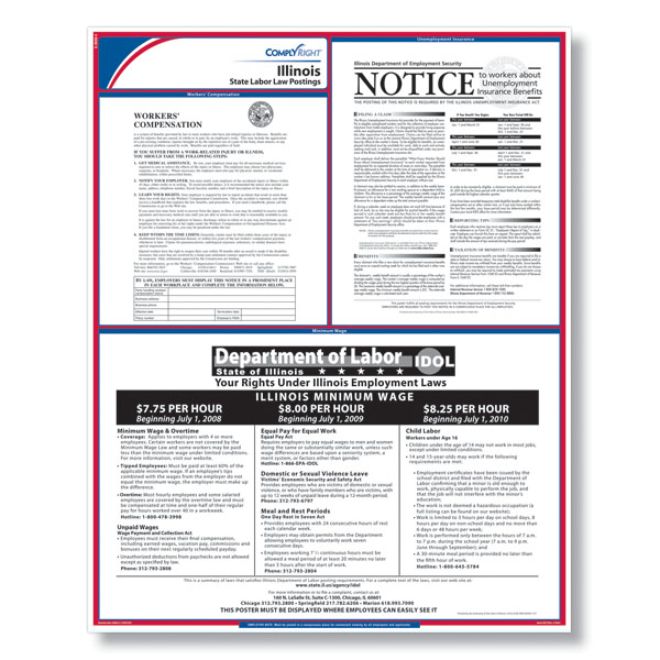 Illinois Labor Law Poster