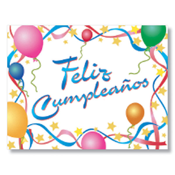 free happy birthday clip art in spanish - photo #5