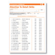 Employment Skills Test - Attention to Detail