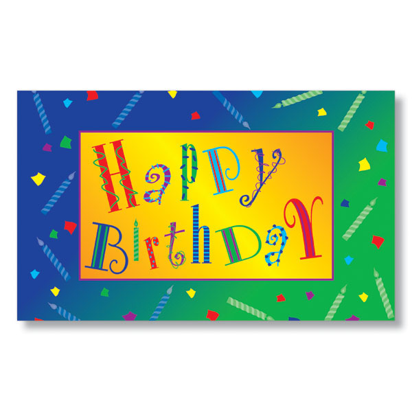 Festive Expressions Business Birthday Card